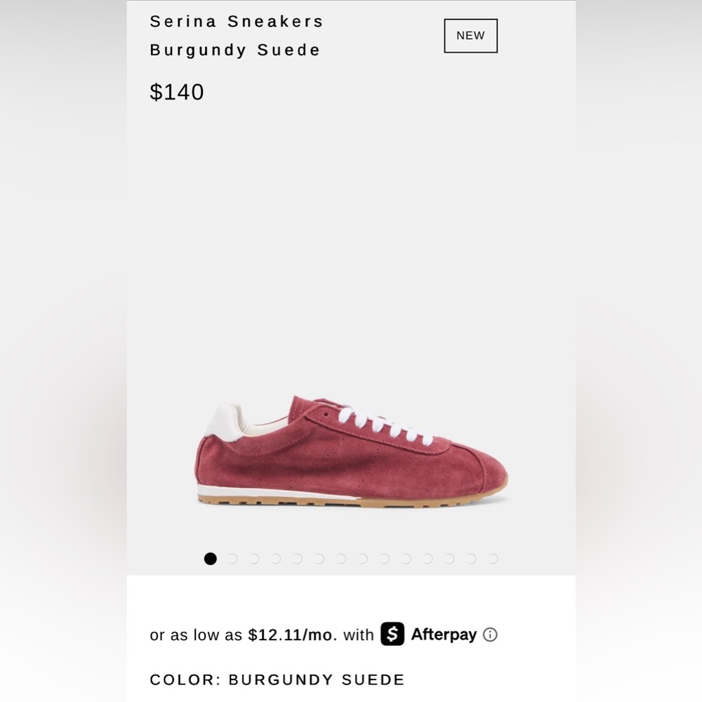 Dolce Vita Serina tennis shoes burgundy size 9